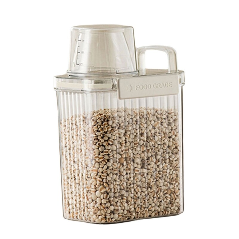 Practical Storage Box Convenient Rice Bucket Household Organization