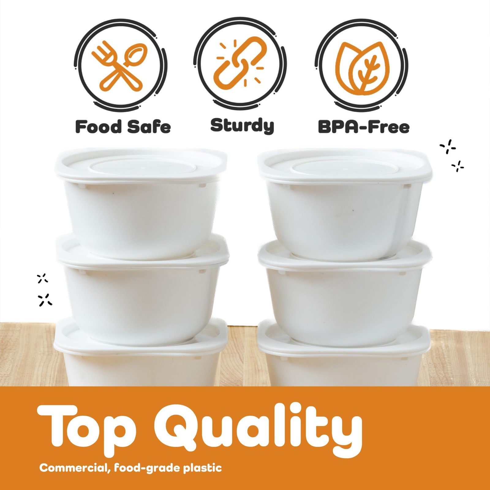 Pizza Dough Proofing Boxes – Stackable Commercial Quality Trays with Covers (…