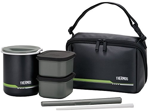 Thermos Insulated Lunch Box 1 Cup Matte Black DBQ-502 MTBKfrom JP