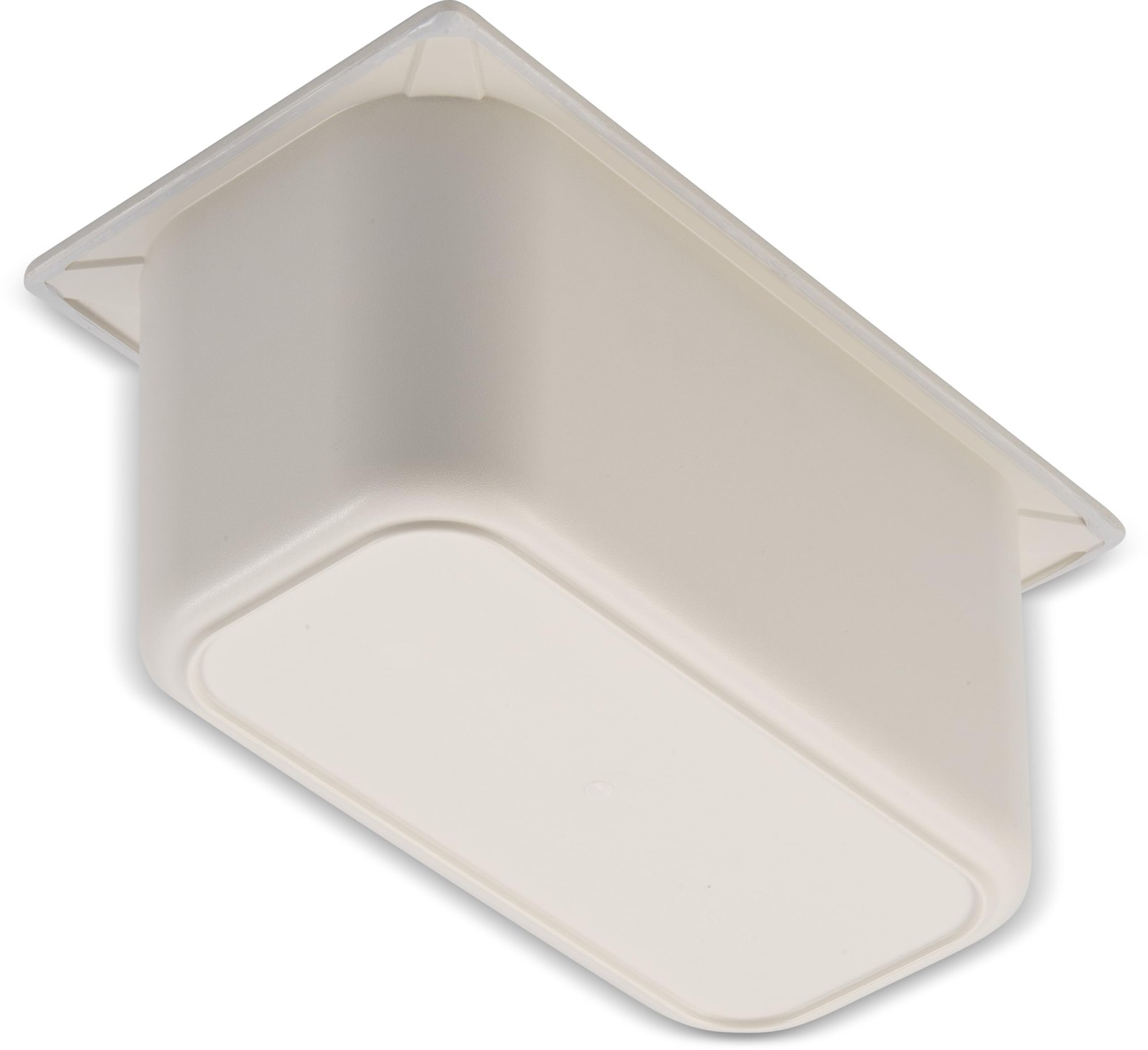 White CM110202 Coldmaster ABS Third Size Food Pan 4 Qt 12.68×6.89×6.01 Inch
