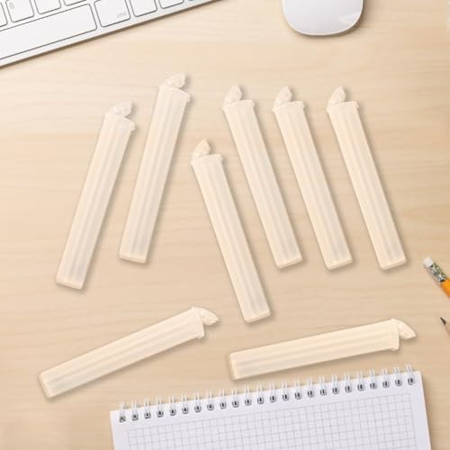 320 Pcs Clear Plastic Tubes with Labels – Waterproof Airtight Smell Proof Vials