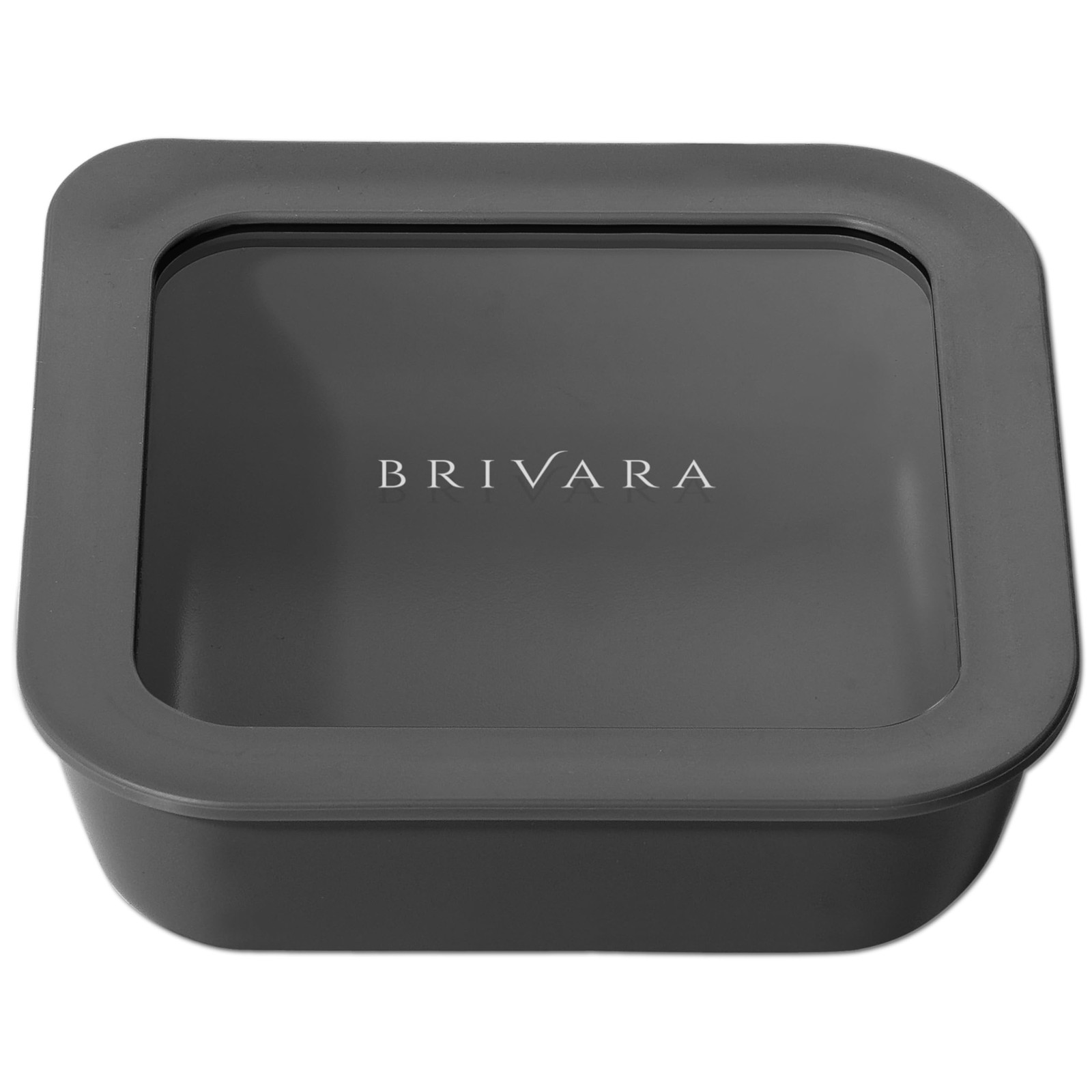 Glass Food Storage Container with Lid, 2.5-Cup Small Square | Microwave-Safe …