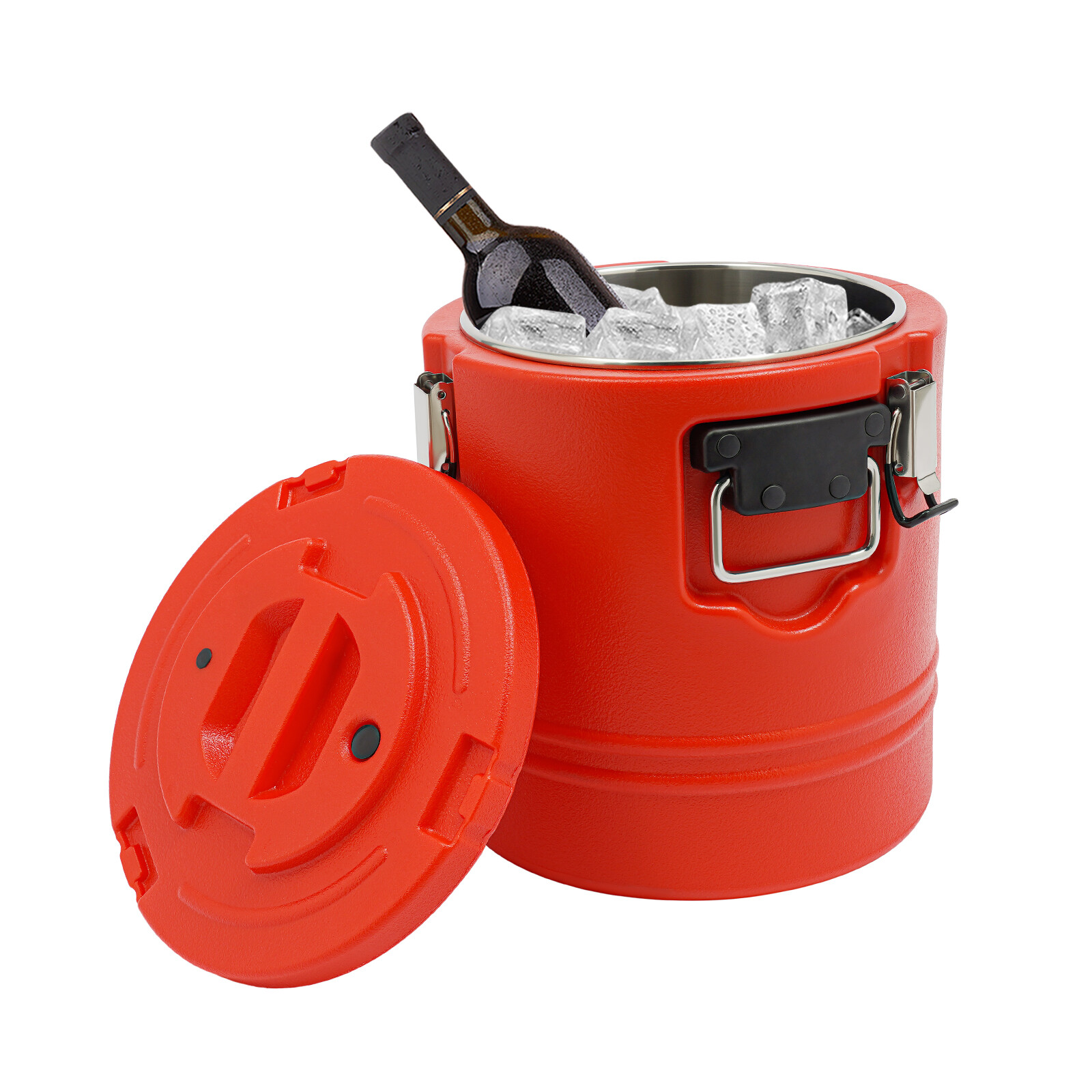 15L/15.85Qt Modern Insulated Bucket Insulated Soup Container With Lid Countertop