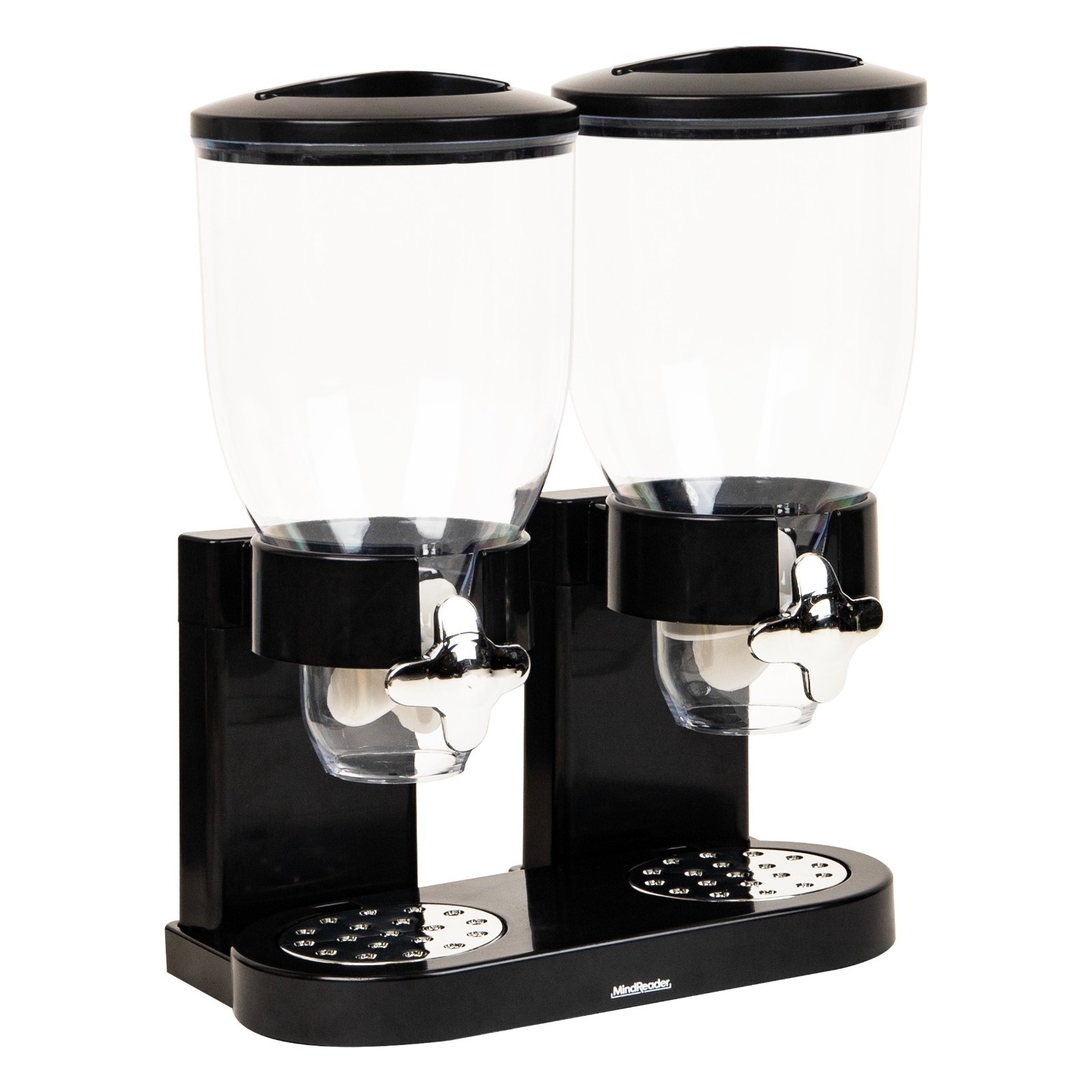Double Dry Food Dispenser, 2 x 3.5L Countertop Containers for Cereal, Rice