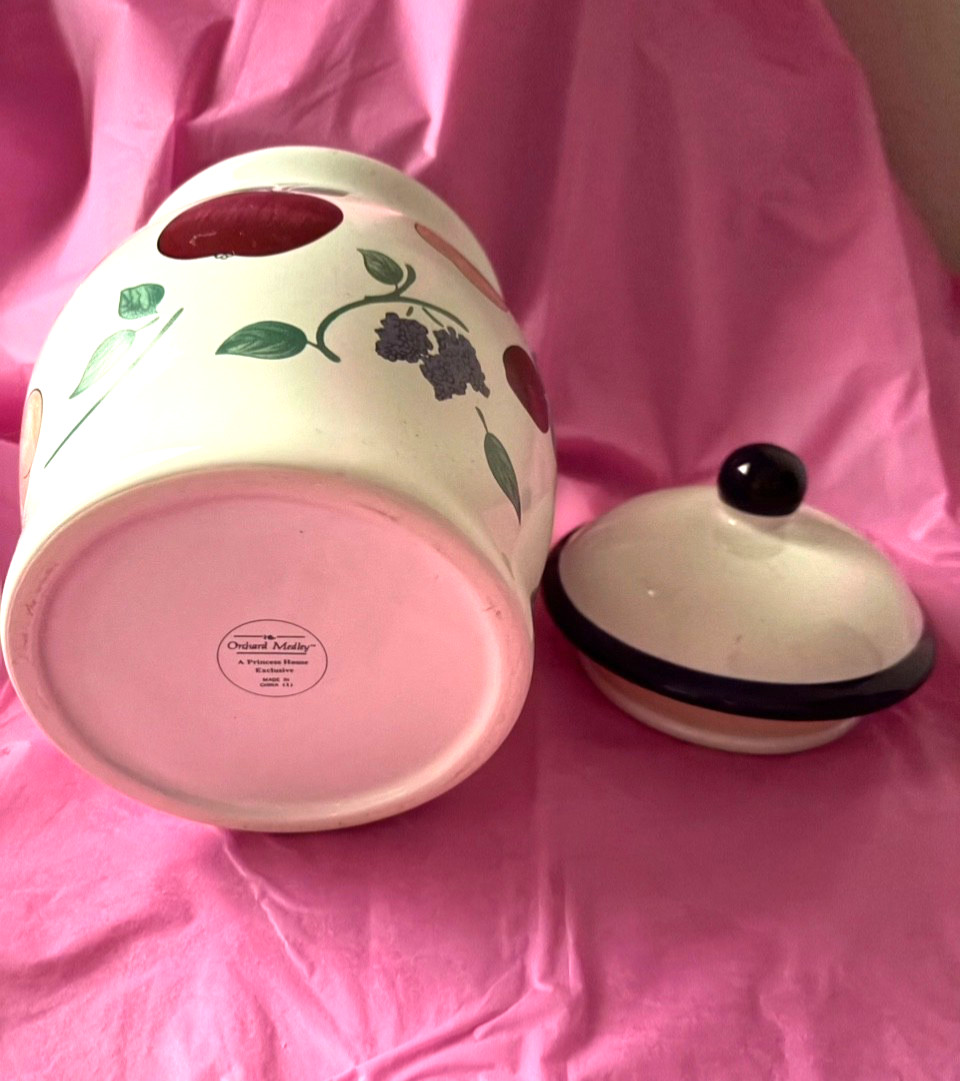 Princess House Orchard Medley Canister