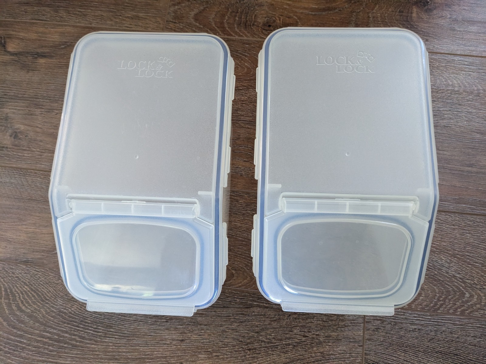 Lock & Lock Food Pantry Storage Containers Flip-Top Lid 21 Cup 5 Liter Set of 2