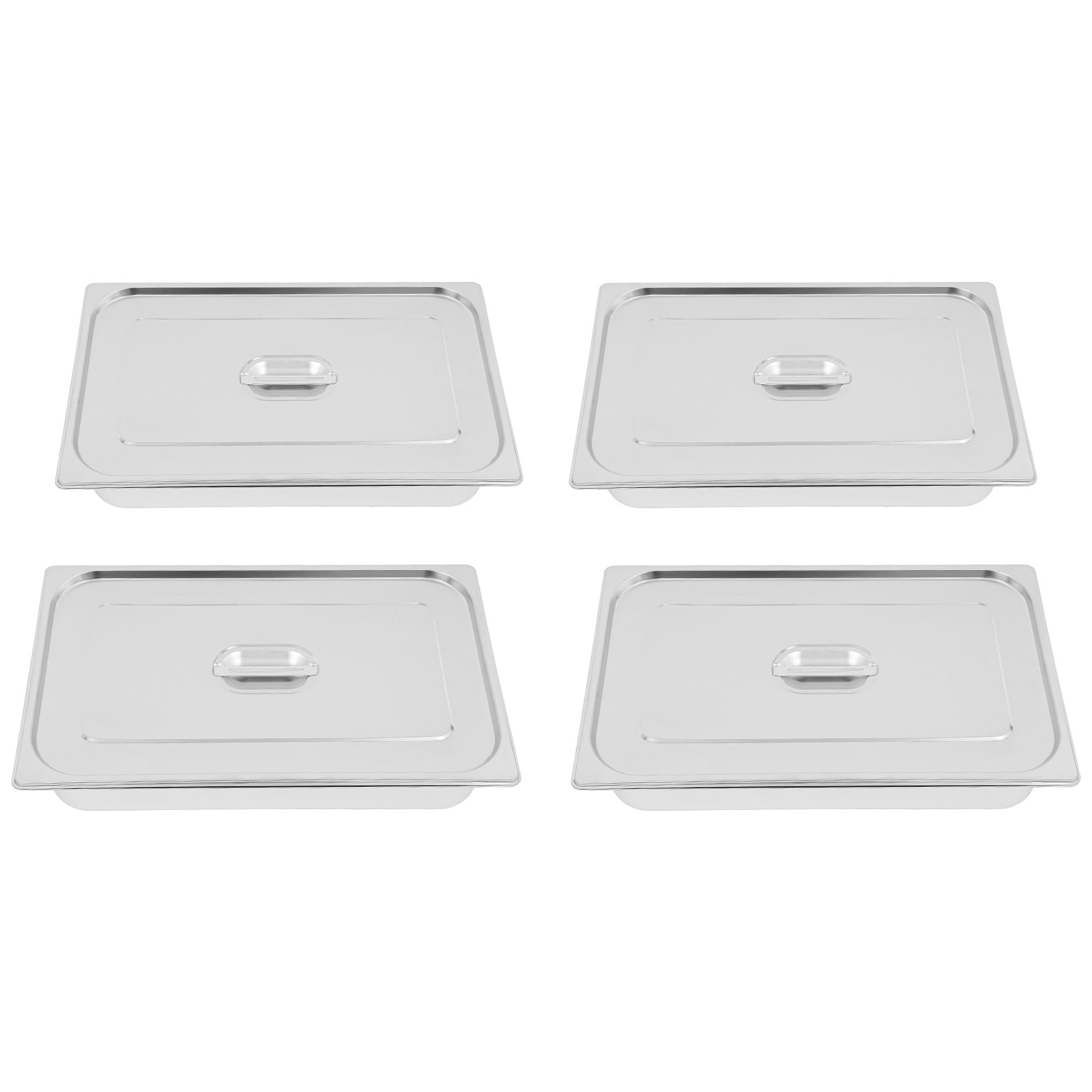 Food Pan with Lid Steam Table Pan Stainless Steel Steam Table Pan