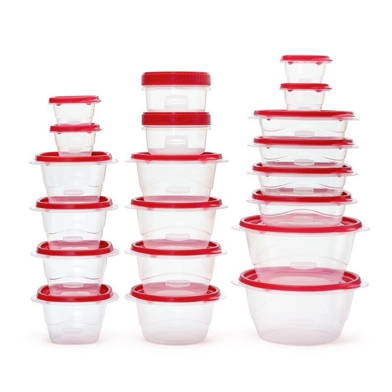 Food Storage Container Set BPA Free Leakproof Microwave Safe Stackable 40 Count