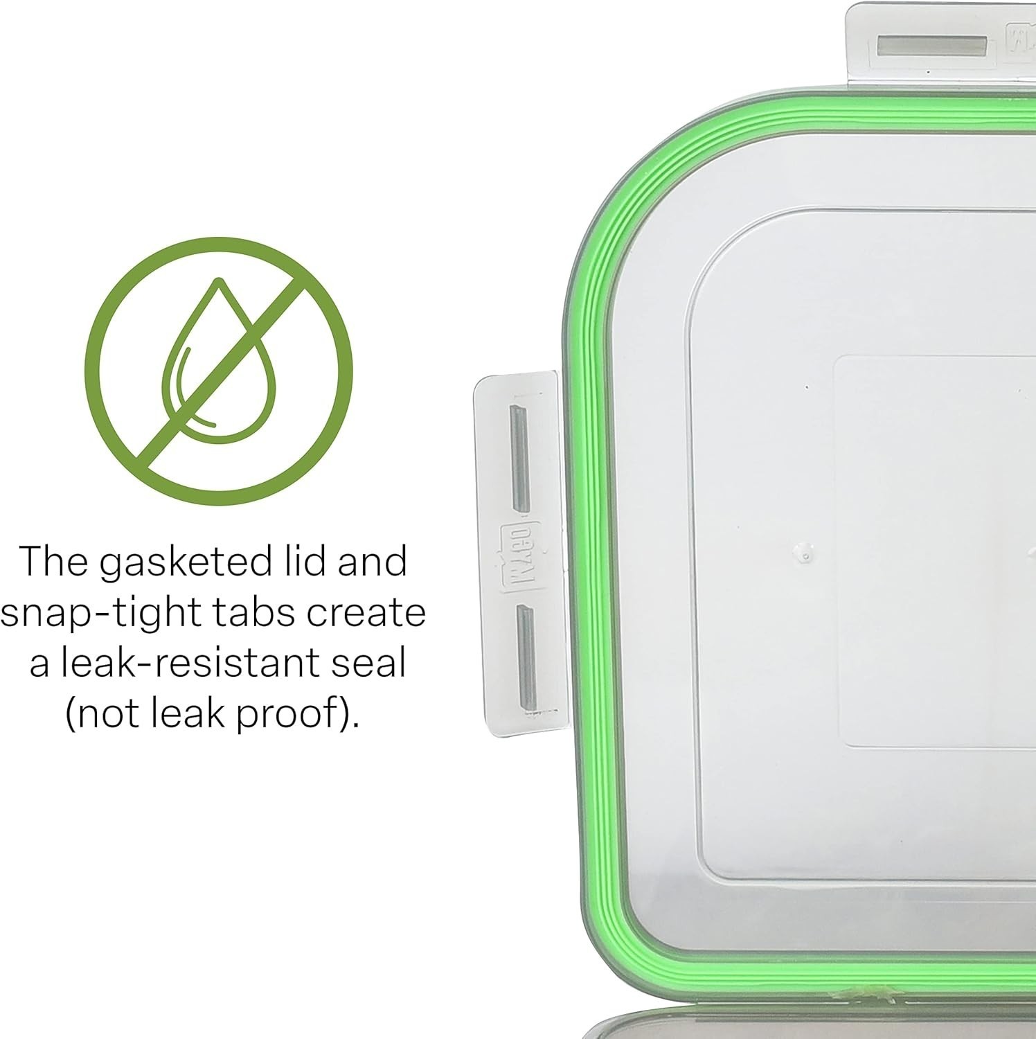 Large To-Go Single Compartment Container 9″x 9″ x 2-1/2″ Reusable Microwave Safe