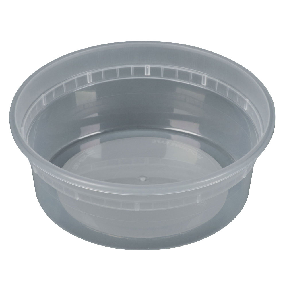 Pactiv 8 oz Newspring Delitainer Premium Round Food Container Clear | 480/Case