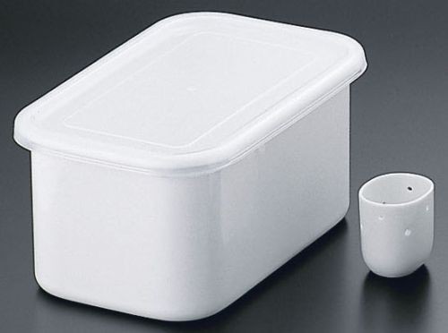 Noda Horo Nukazuke Bijin Enamel Pickling Container 3.2L TK-32 with Lid Japan jp