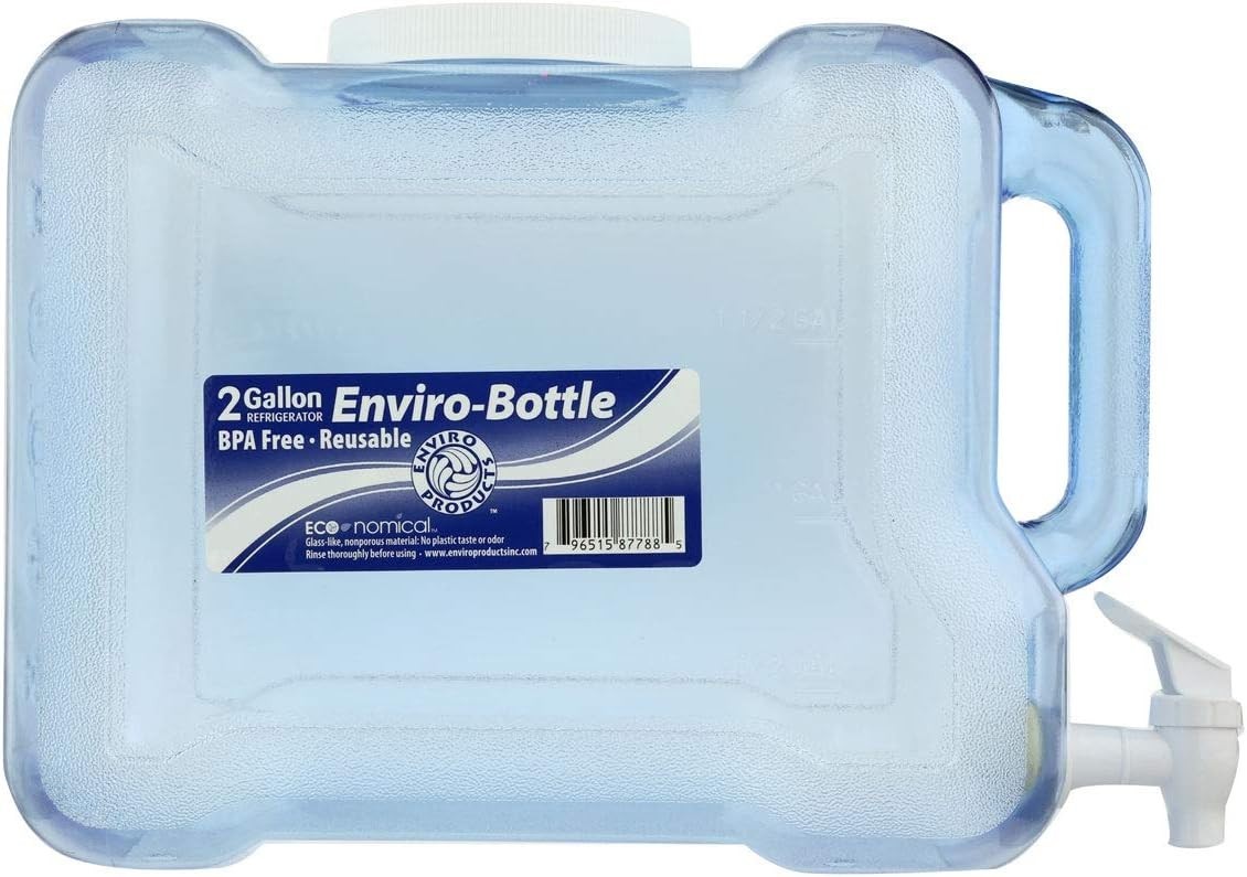 New Wave Enviro BpA Free 2-Gallon Refrigerator Bottle with Spigot