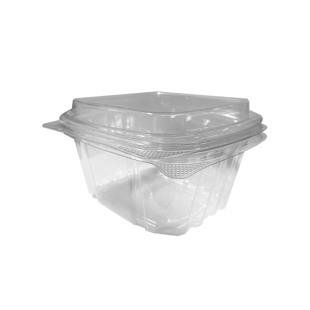 EASYPAK WT16-D Clear 5″x5.5″x2.9″ 16 oz. PET Hinged Container 400/cs