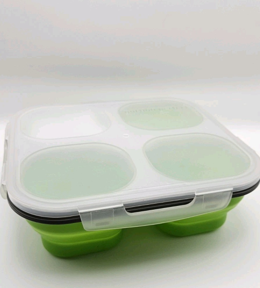 Crofton Portion Perfect 4-1 Cup Portion Control Collapsible Compartments – Green