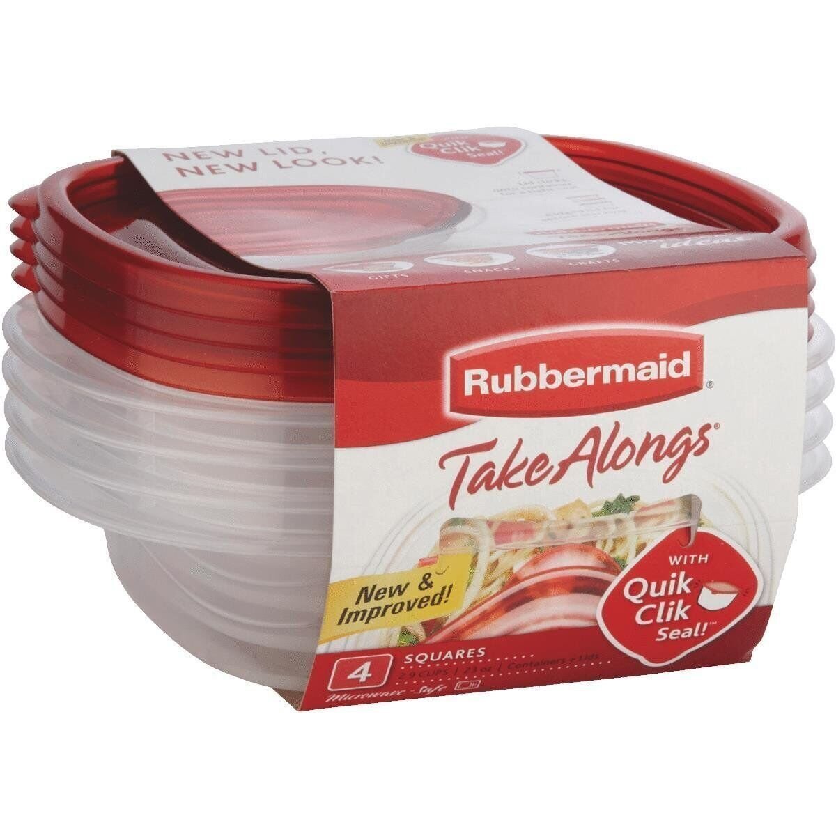Rubbermaid 4Pc Sandwich Containers