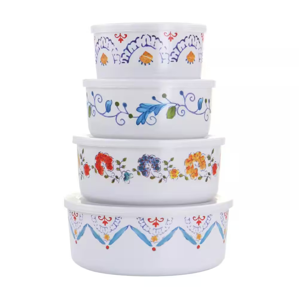 8 Piece Anaya round Nesting Food Storage Set