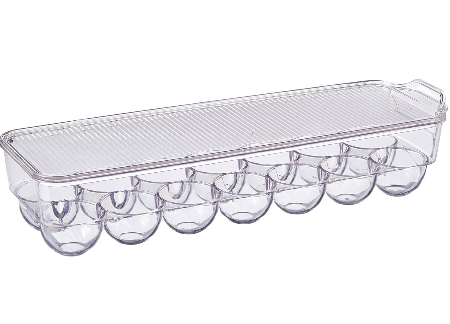 Fridge Egg Storage Holder, 14 Egg Container with Lid