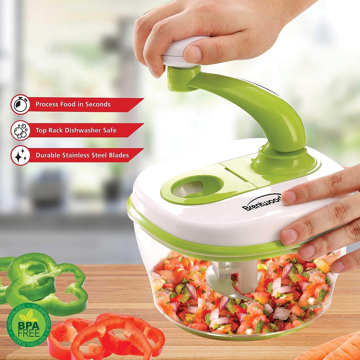 Brentwood KA-5050G Food Processor standard White