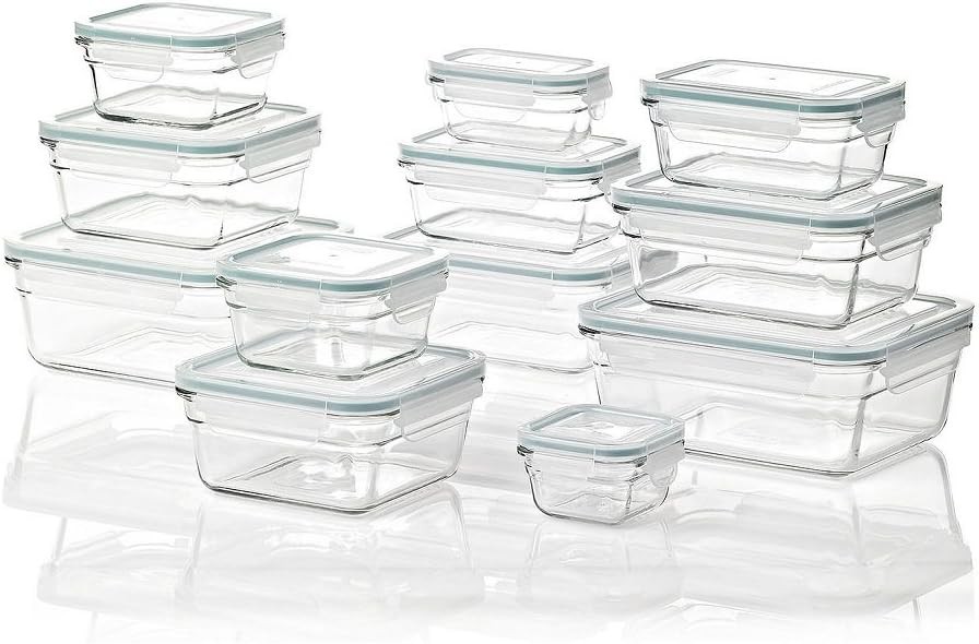 Member’s Mark 24-Piece Glass Food Storage Set by Glasslock