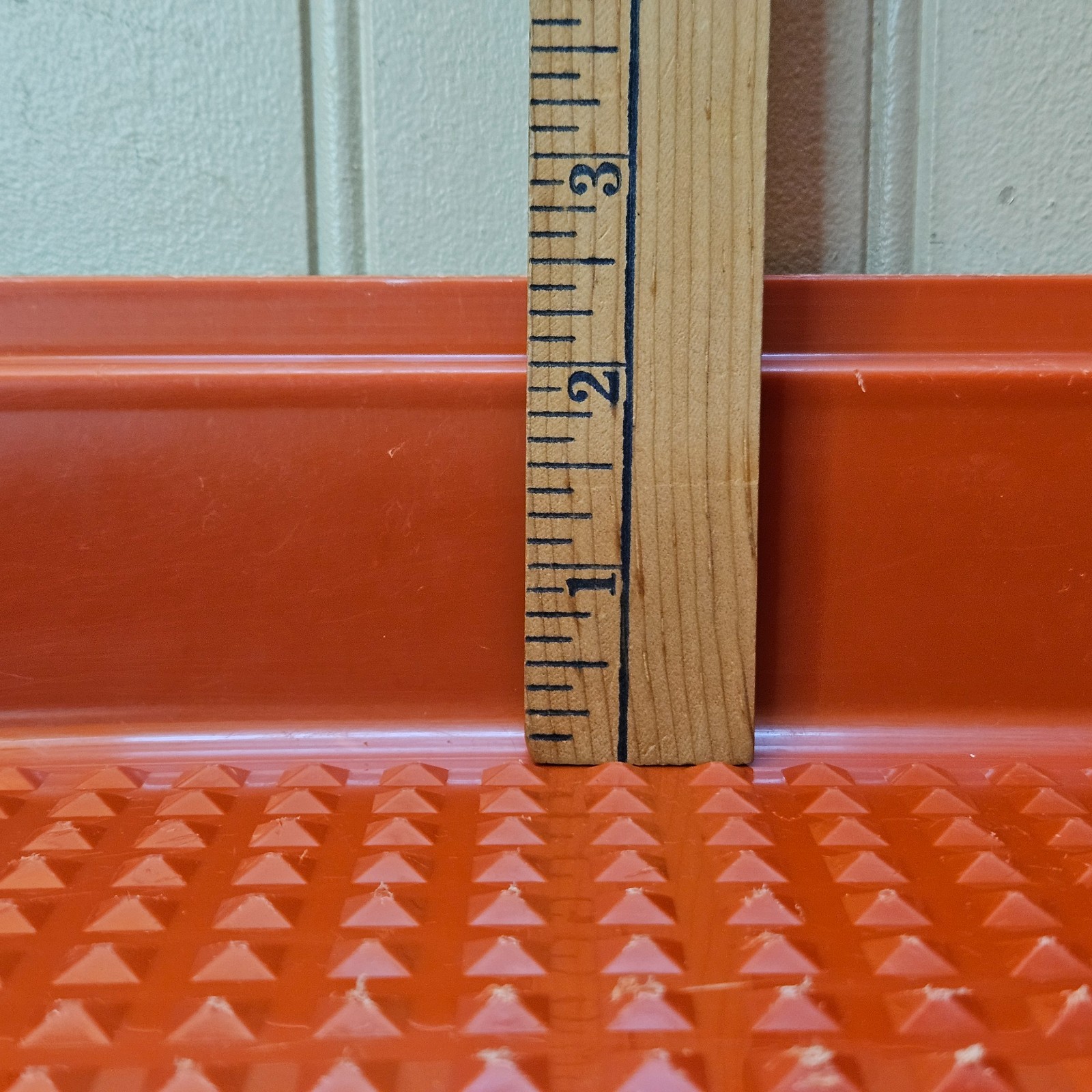 VTG Large Tupperware Meat Marinating Container Paprika 1294 White Lid