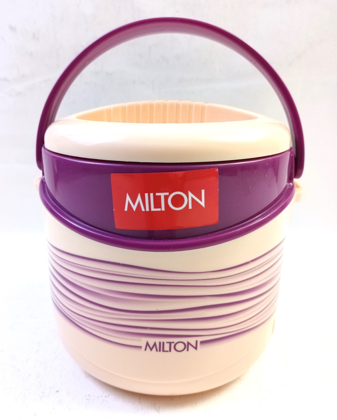 Milton Econa 2 Stainless Steel Tiffin Box 2 Set Hot & Cold. Royal Pink. VeryGood