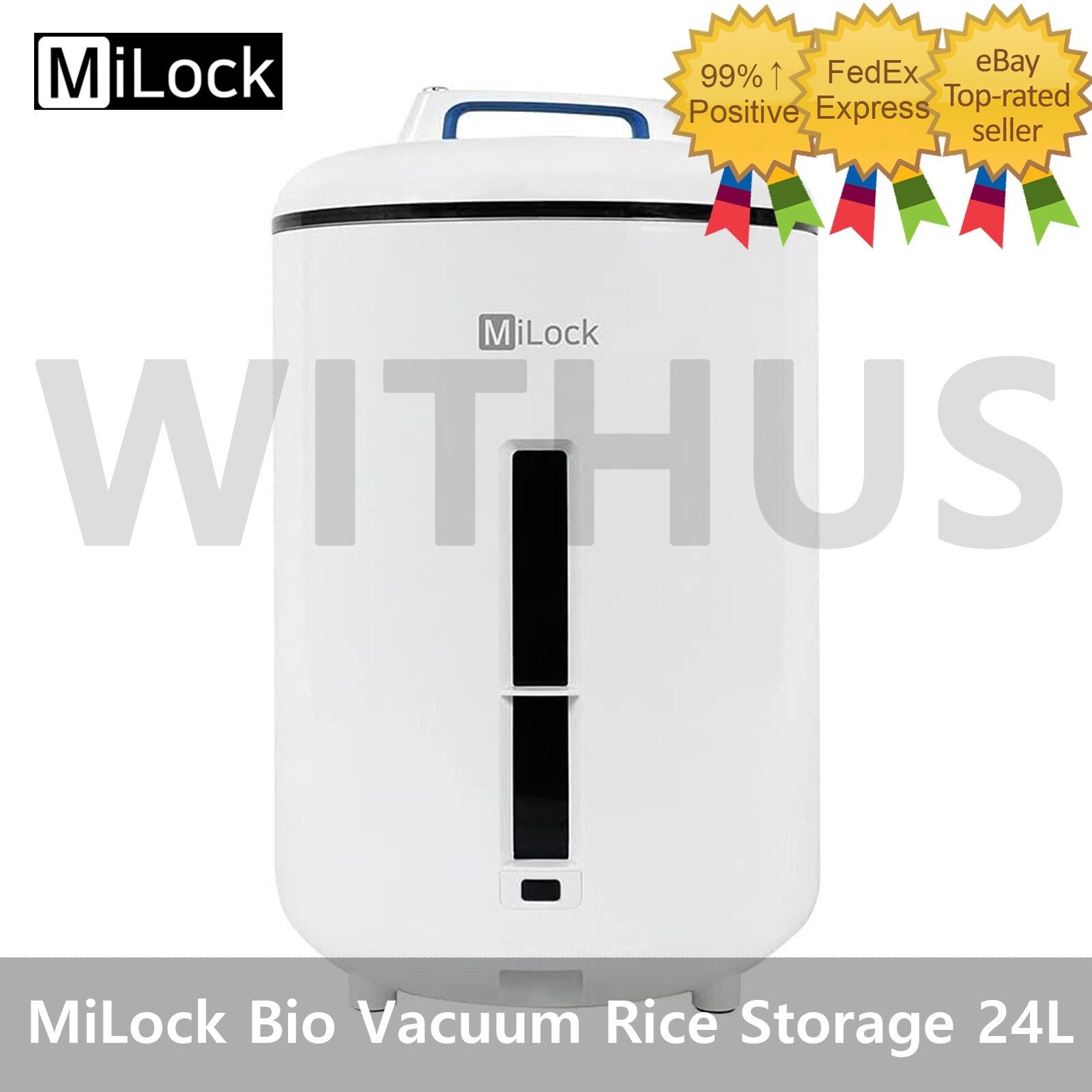 MiLock Bio Vacuum Seal Rice Storage Container 24L