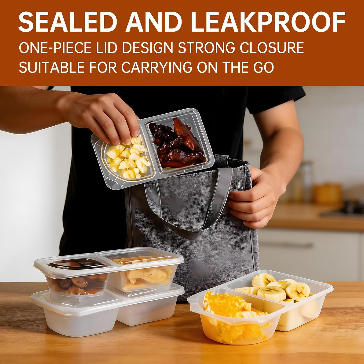 Reusable Snack Containers with Lids, Snack Containers, 20-Pack Snack Pack Contai