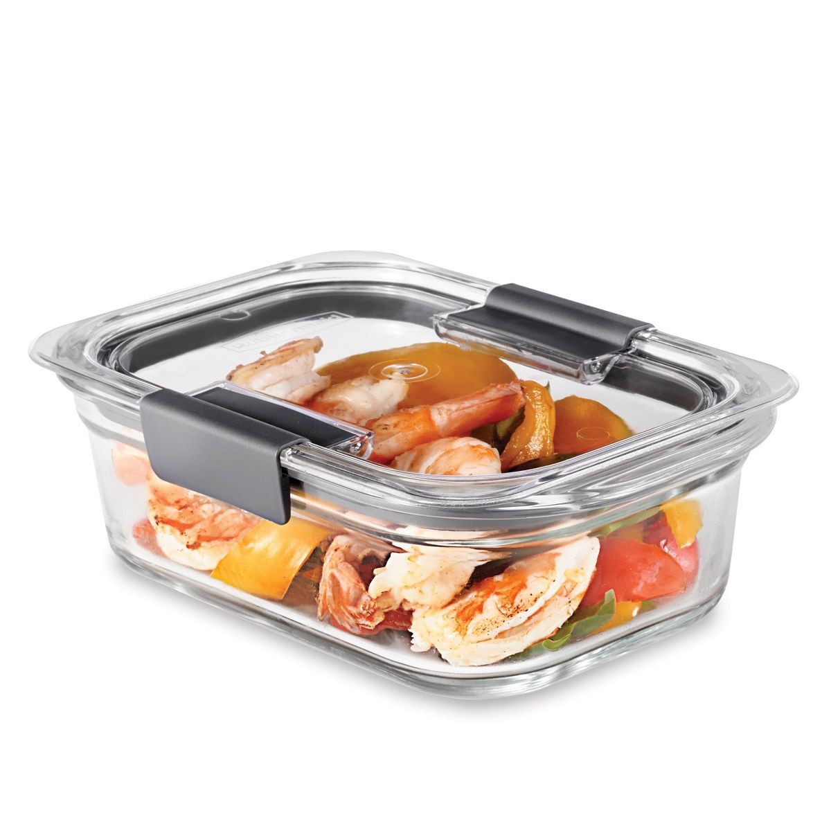 3.2 Cup/757ml Medium Brilliance Glass Clear: Glass Food Storage Container