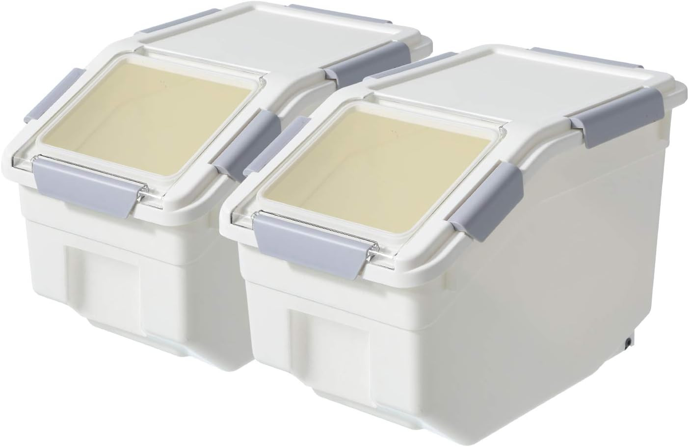 2 Pack Airtight Flour Storage Container with Scoop,Dry Food, Sugar, Baking Suppl