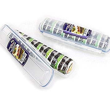 Lock&Lock Gimbap and Food 225mm x 62mm x H 48mm (8.7″ x 2.3″ x 1.8″), black