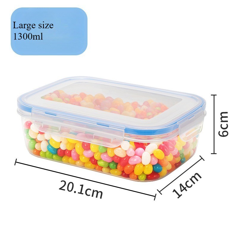 3Pcs Kitchen Food Storage Food-grade PP Household Refrigerator Lid Sealed Box