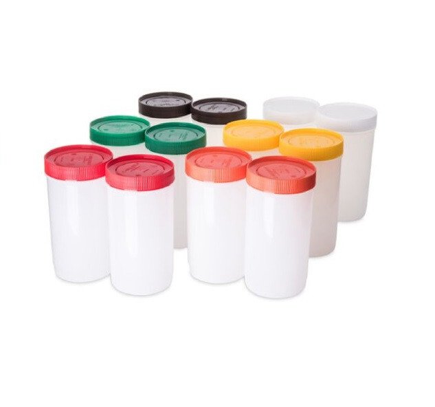 12 Piece Carlisle PS602N00 Stor ‘N Pour 32 oz. Quart Backup Container Set