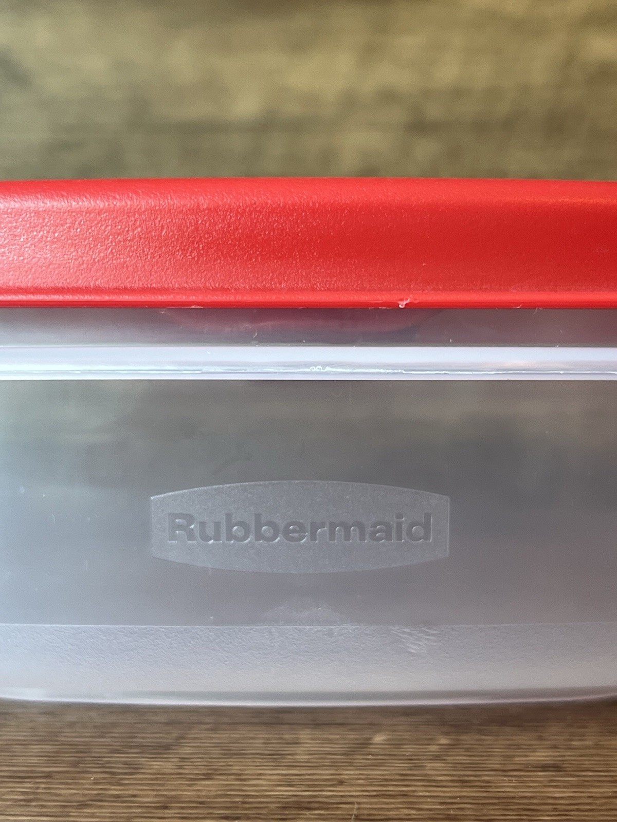 Rubbermaid 3 Cup Storage Containers Square Vented Lids Racer Red 7J61 USA NICE!