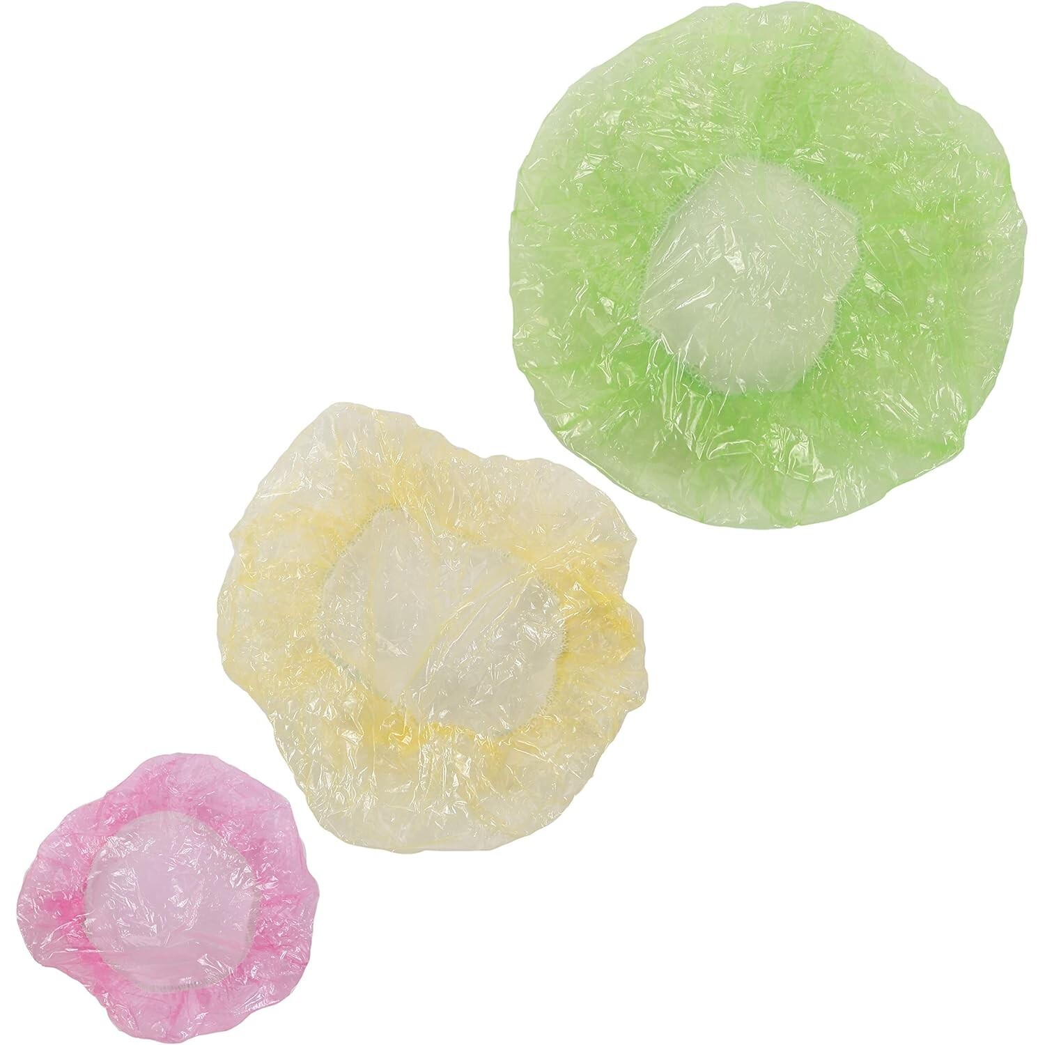 Elastic Food Covers Set of 24 Plastic Kitchen Storage Lids for Meal Prep