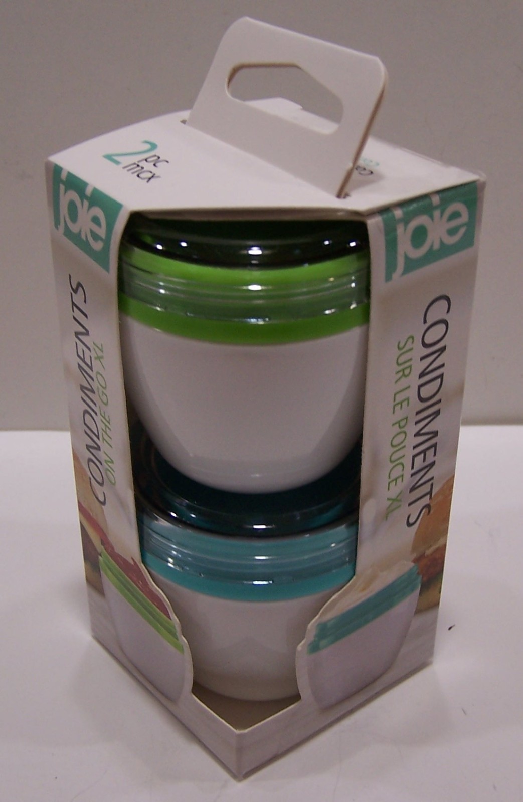 Joie XL MSC Condiments On The Go Containers Multicolor BPA Free 2-Piece Set