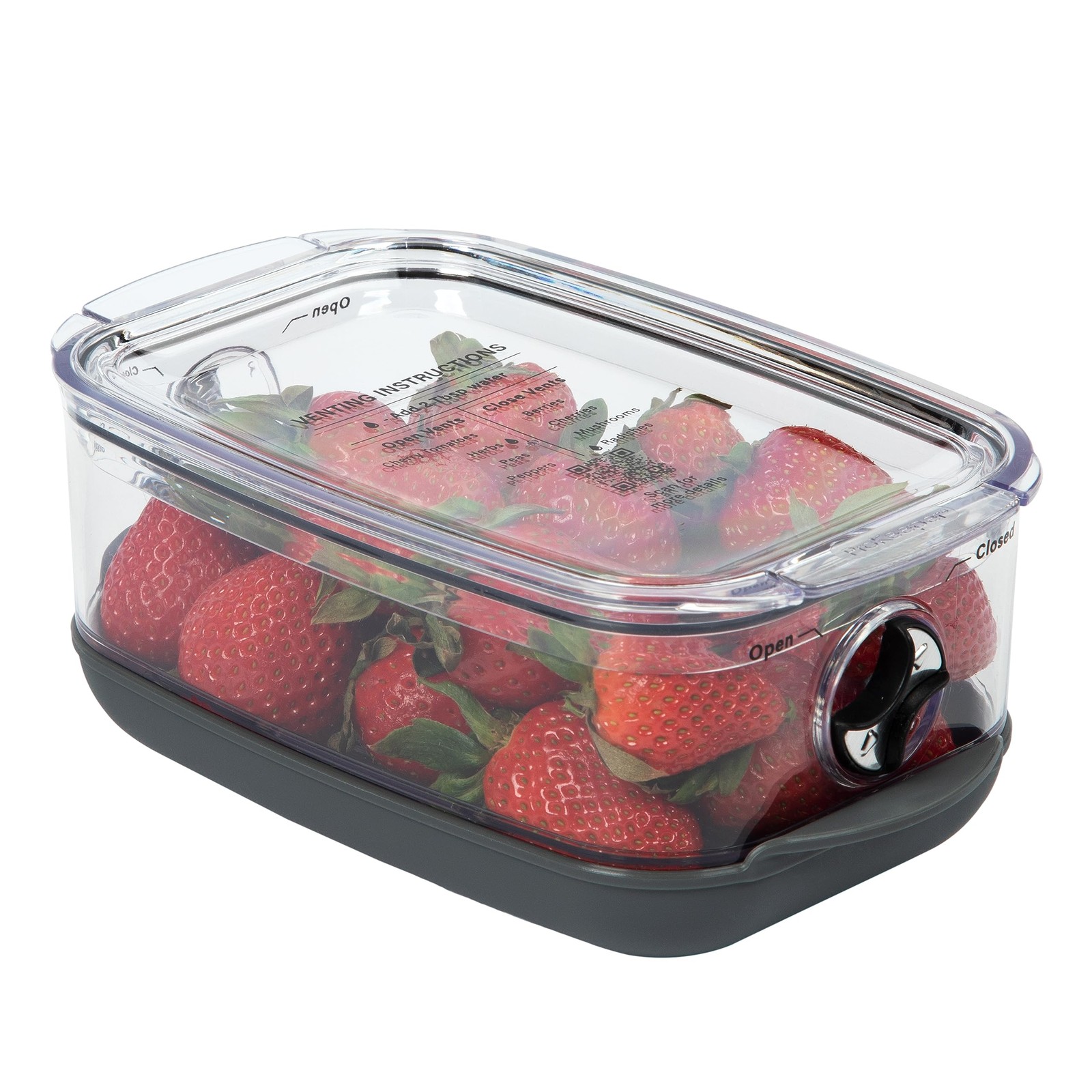 ProKeeper Stackable Produce ProKeeper Storage Container with Stay-Fresh Vent …