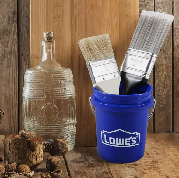 Lowe’s Mini Bucket 0.5-Quart BPA-Free Polypropylene Paint Bucket, seen on TikTok