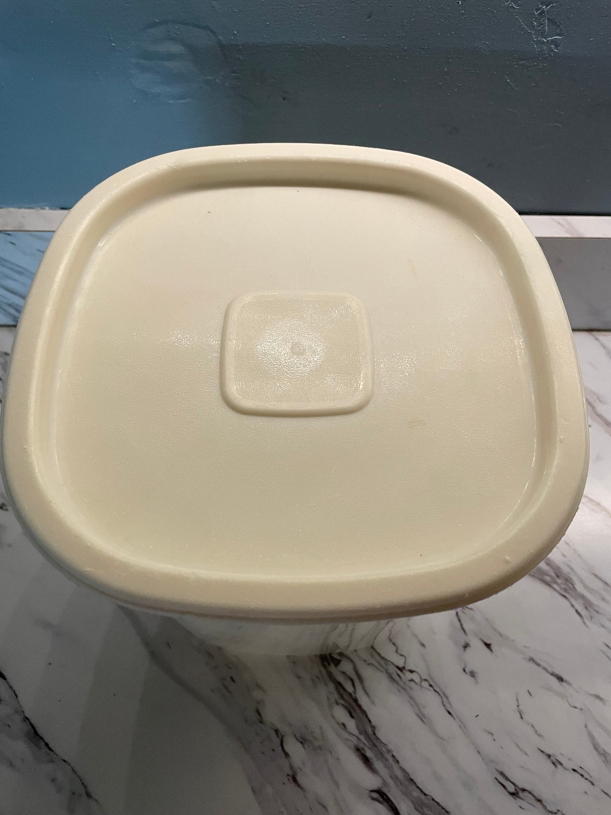 Rubbermaid 21 Cup #7 Servin Saver Food Storage Canister/Container Almond Lid