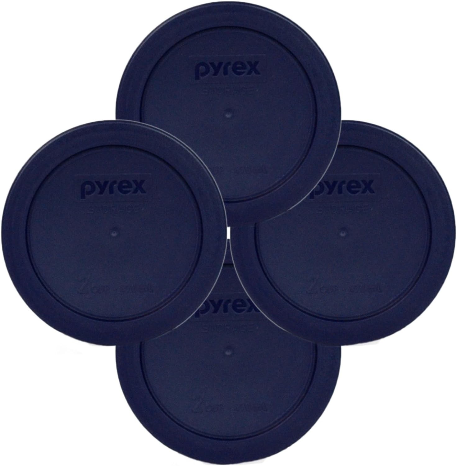 7200-PC 2-Cup Blue Food Storage Replacement Lid 4-Pack –