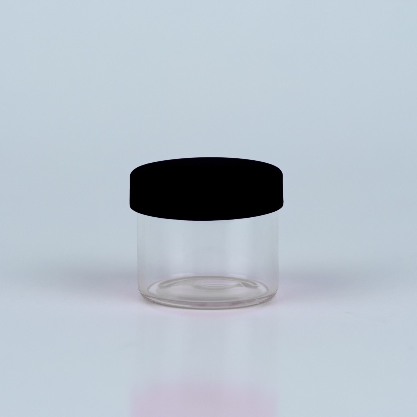 6ml Jar – Glass Jar W/ Silicone Lid – Bulk 1000 Pack – Black