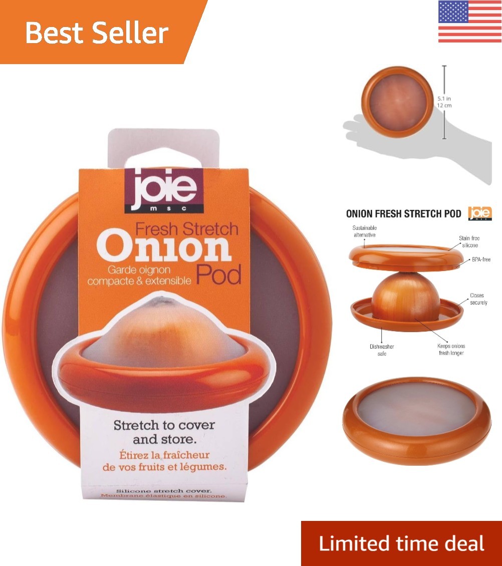 Fresh Stretch Pod Onion Storage Container – BPA-Free, Airtight & Reusable