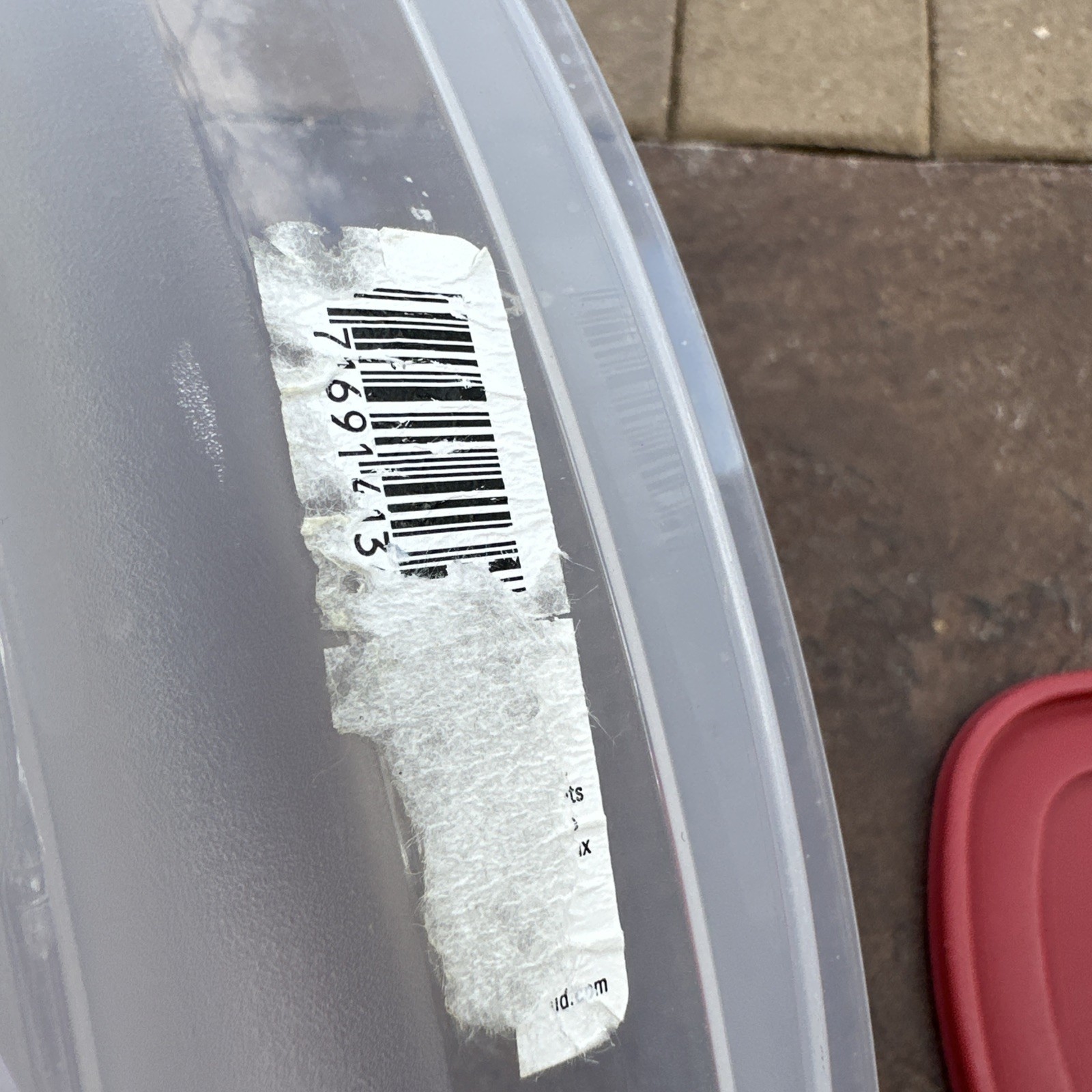 Rubbermaid Divided 3 Compartment Container Plate #7K74 & Lid #7J70 Meal Prep