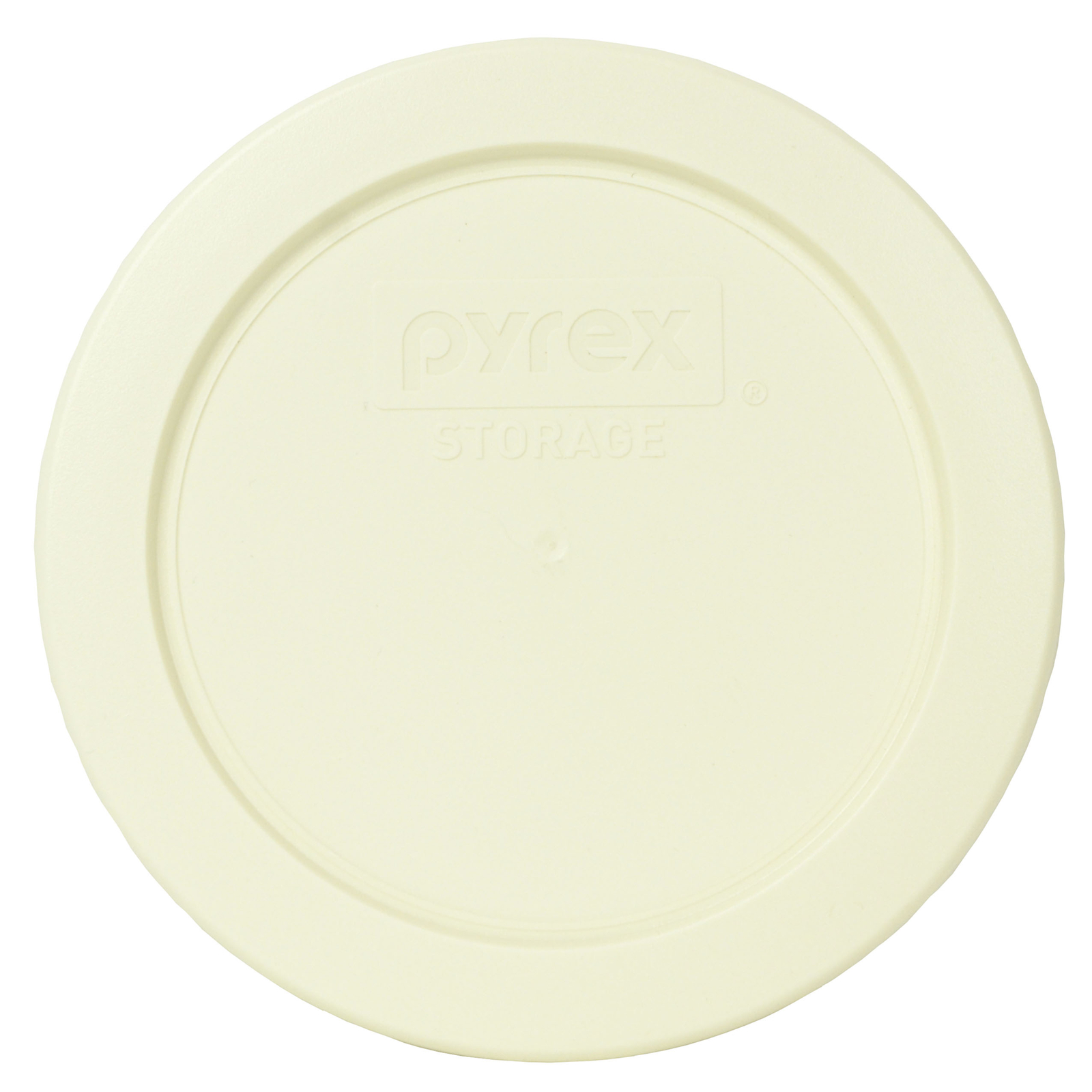 Pyrex 7200-PC Sour Cream Colored Round Plastic Storage Lid Cover for Glass Bowl