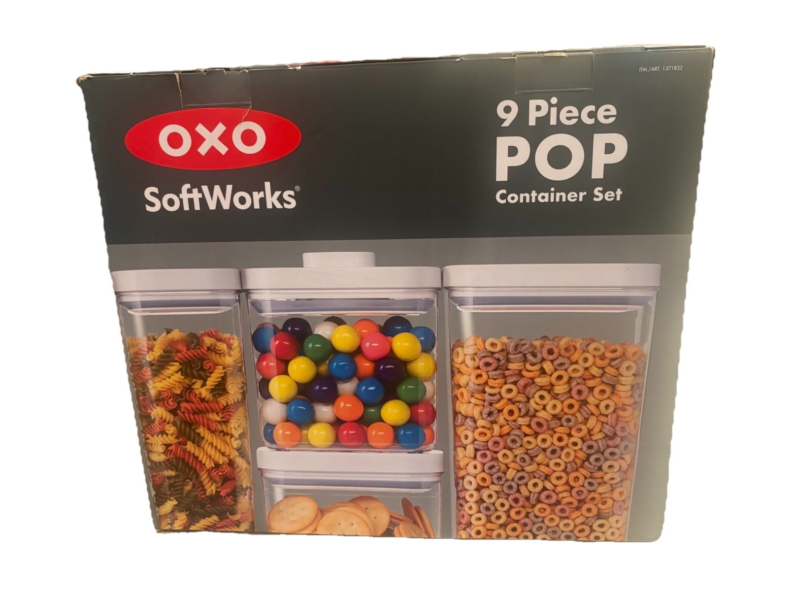 OXO SoftWorks 9-Piece POP Container Set – NIB Old Style Square Lids Discontinued