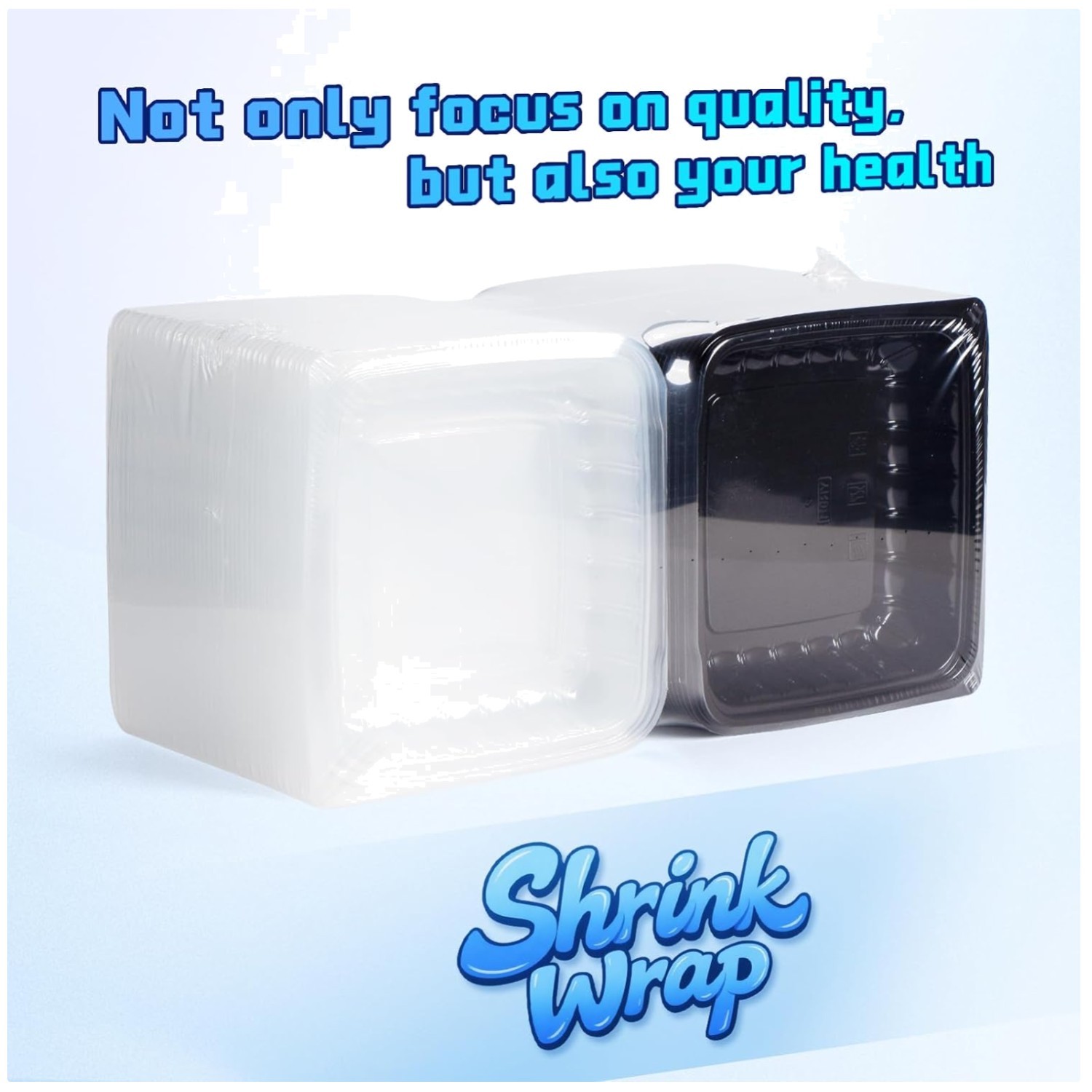 25-Pack 34oz Clamshell Containers | Leakproof, Anti-Fog Lid