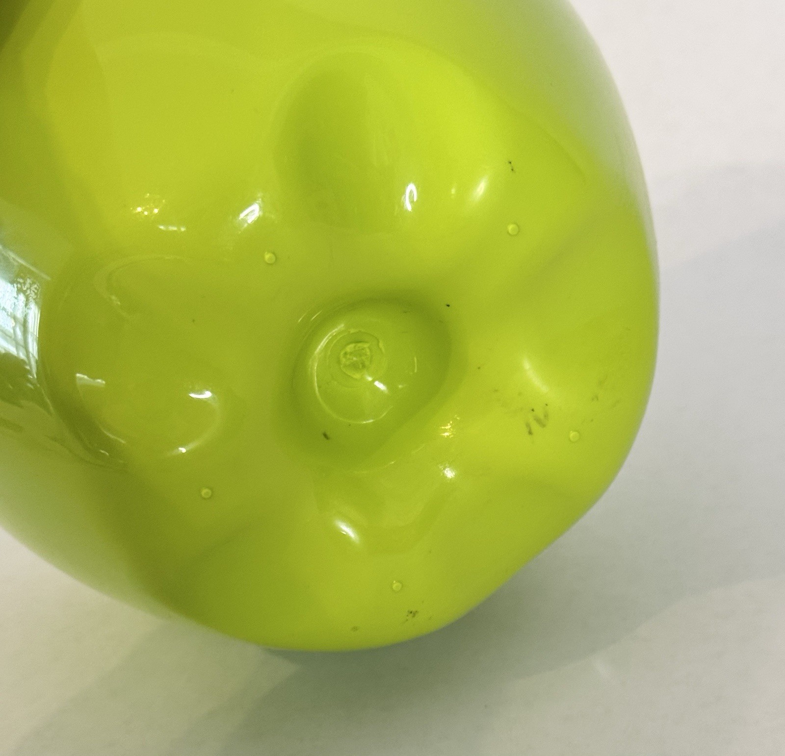 Qualy Happle Green Apple Storage Container Fruit Bowl Cookie Jar Canister & Lid