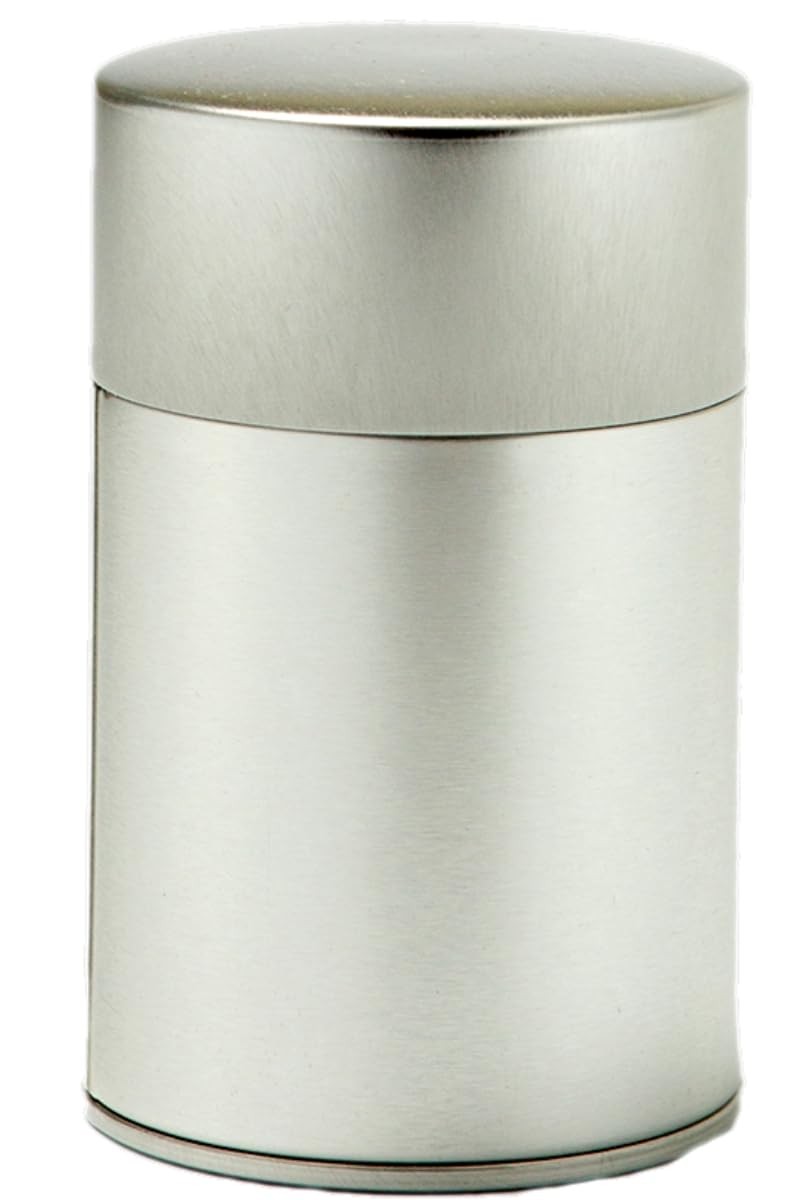 KOTODO Tea Caddy Canister Tin Cylinder 100g 64mm Japanese Made