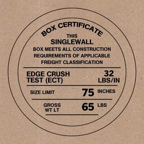 17x17x10 Corrugated Shipping Boxes 32 ECT Single-Wall, 5/Pack