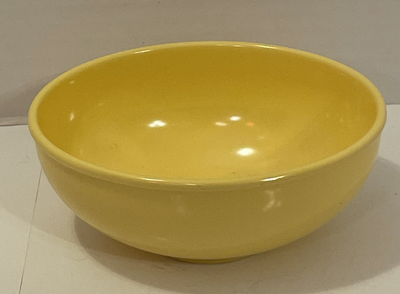 Hutzler Yellow Oval Elliptical Bowl 4″ x 5.25 Melamine Baking Measuring