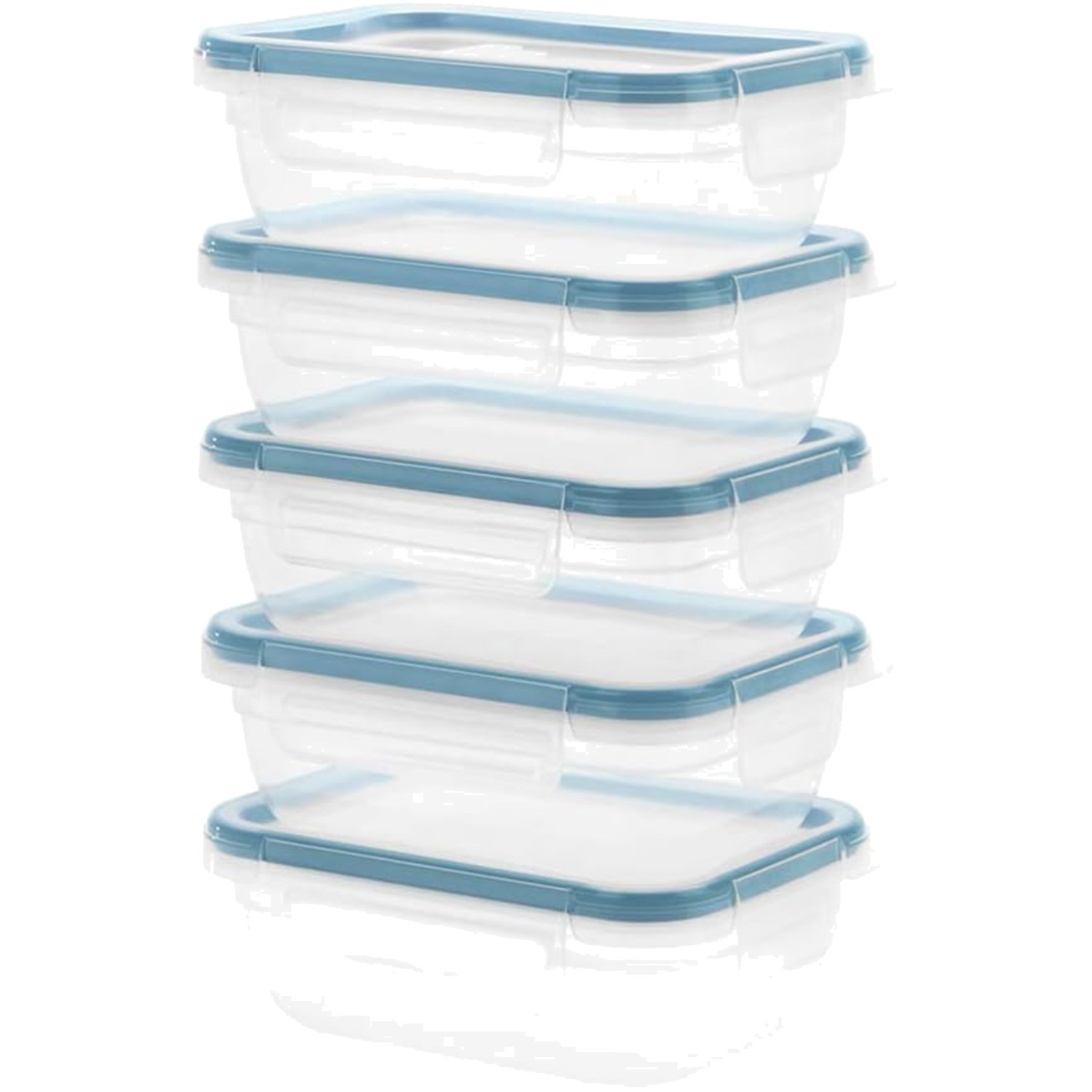 3 Cup Food Storage Containers Set, Airtight Leakproof BPA-Free Lids